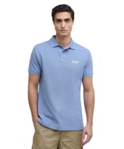 Men's Barbour International Essential Polo - MANOR BLUE