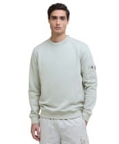 Men's Barbour International Grip Crew Neck Sweatshirt - Mineral Grey