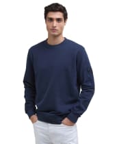 Men's Barbour International Grip Crew Neck Sweatshirt - Navy