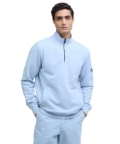 Men's Barbour International Ewan Half Zip Funnel Neck - Heritage Blue
