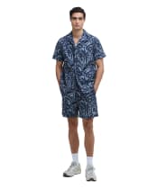 Kew Print Short                               - Navy