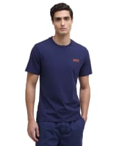 Men's Barbour International Small Logo Tee - Pigment Navy