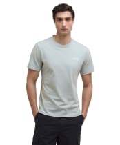 Men's Barbour International Small Logo Tee - Mineral Grey
