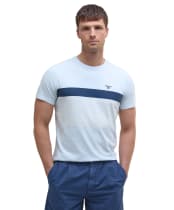 Men's Barbour Braeside T-Shirt - BLEACHED BLUE