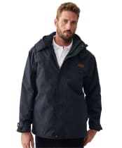 Men’s R.M. Williams Rockley Waterproof Jacket - Navy / Ironbark