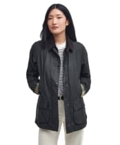 Women's Barbour Beadnell Wax Jacket - Sage
