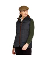 Women's Dubarry Lightweight Down Spiddal Gilet - Navy Multi