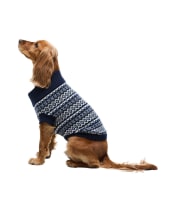 Barbour Marlow Fair Isle Dog Jumper - Navy