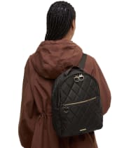 Women's Barbour Quilted Backpack - New Olive