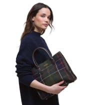 Women's Barbour Barrhill Tartan Tote Bag - New Classic Tartan