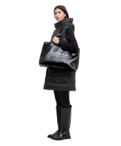 Women's Barbour International High Shine Tote Bag - Black