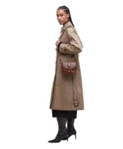 Women's Barbour Elm Leather Crossbody Bag - Brown