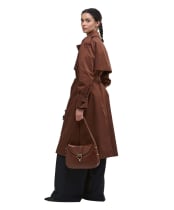 Women's Barbour Alder Leather Sling Bag - Brown