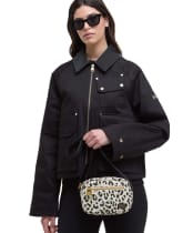Women's Barbour International Boulevard Micro Crossbody Bag - Jasmine Leopard