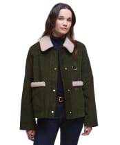 Women's Barbour Tabitha Casual Jacket - Olive