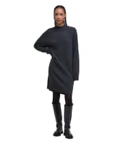 Women's Barbour Serena Knitted Mini Dress - Charcoal