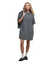 Women's Barbour Sonia Mini Dress - Navy / Salt Stripe