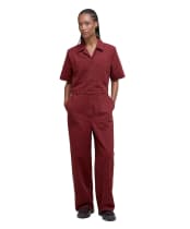 Women's Barbour Willow Jumpsuit - Burnt Henna
