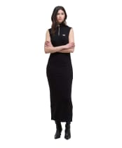 Women's Barbour International Havana Midi Dress - Black
