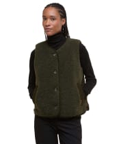 Women's Barbour Luciana Fleece Gilet - Olive
