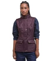 Women's Barbour Wray Gilet - Black Cherry