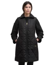 Women's Barbour International Reno Quilted Gilet - Black