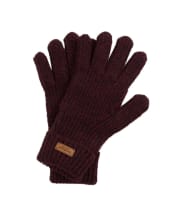 Women's Barbour Pendle Gloves - Wine