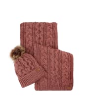 Women’s Barbour Penshaw Beanie & Scarf Set - Arabesque