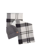 Women's Barbour Pendle Beanie & Blair Scarf Gift Set - Monochrome