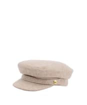 Women's Barbour Bothal Bakerboy Cap - Oatmeal