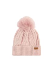 Women's Barbour Elsdon Beanie Hat - Soft Pink