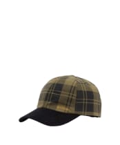 Women's Barbour Elaine Check Cap - Olive Check