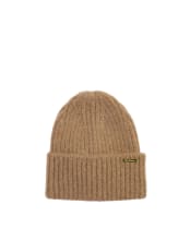 Women's Barbour Meryl Beanie Hat - Military Brown