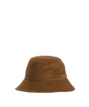 Women's Barbour Ebberston Cord Bucket Hat - Military Brown