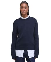 Women's Barbour Woodhouse Knitted Jumper - Navy