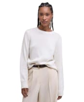 Women's Barbour Woodhouse Knitted Jumper - Ecru