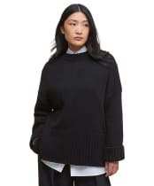 Women's Barbour Sophia Knitted Jumper - Black