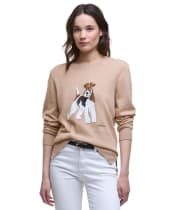 Women's Barbour Fareham Knitted Jumper - Pale Camel