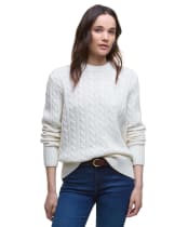 Women's Barbour Belford Knitted Jumper - Aran Tropical