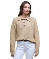 Women's Barbour Norham Knitted Jumper - Oatmeal