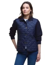 Women's Barbour Allendale Knitted Cardigan - Navy