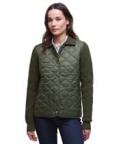 Women's Barbour Allendale Knitted Cardigan - Olive