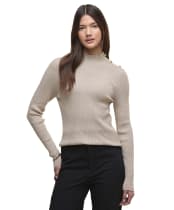 Women's Barbour International Stella Knitted Jumper - Oat