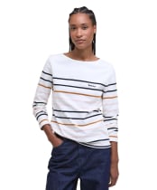 Women's Barbour Hawkins Top - Cloud Stripe 3