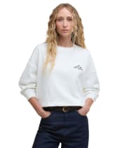 Women's Barbour Harper Sweatshirt - Cloud