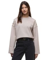 Women's Barbour International Juliana Sweatshirt - Oat