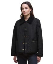 Women's Barbour Anise Quilted Jacket - Black / Ancient 