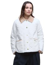 Women's Barbour Anise Quilted Jacket - LINEN WHITE/ANCI