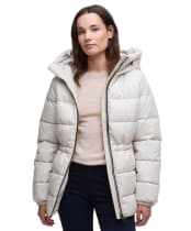 Women's Barbour Begonia Puffer Jacket - BIRCH/GARDENIA