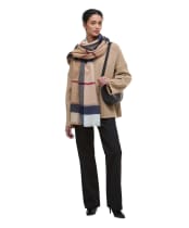 Women's Barbour Rosefield Tartan Scarf - Hessian Tartan